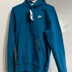 Nike Men's Teal Hoodie